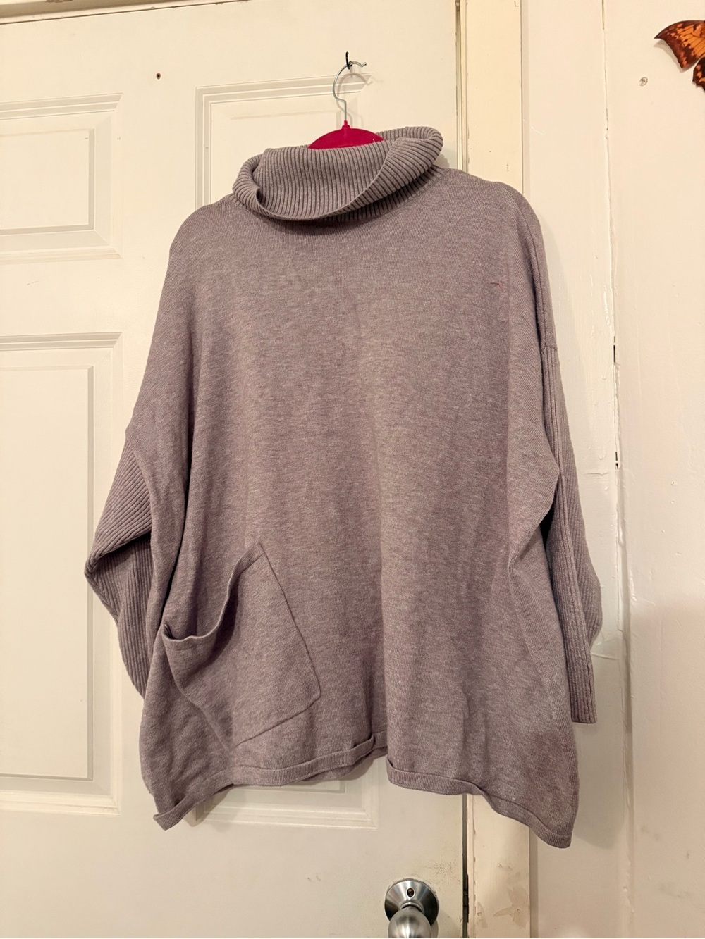 Cozy Turtleneck Pocket Sweater - Women's